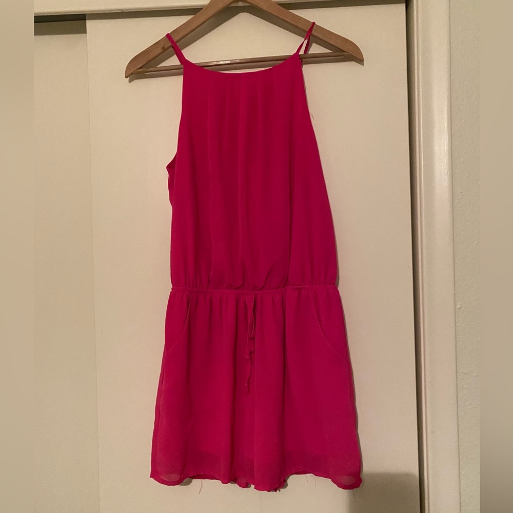 Pink romper